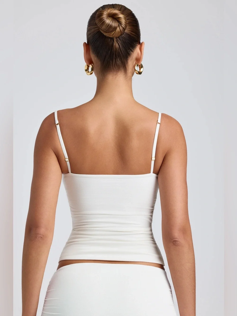 Modal Ruched Layered Tank Top - Picture 2 of 8